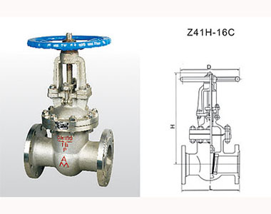 埃美柯鑄鋼法蘭閘閥結構圖 埃美柯鑄鋼法蘭閘閥結構圖